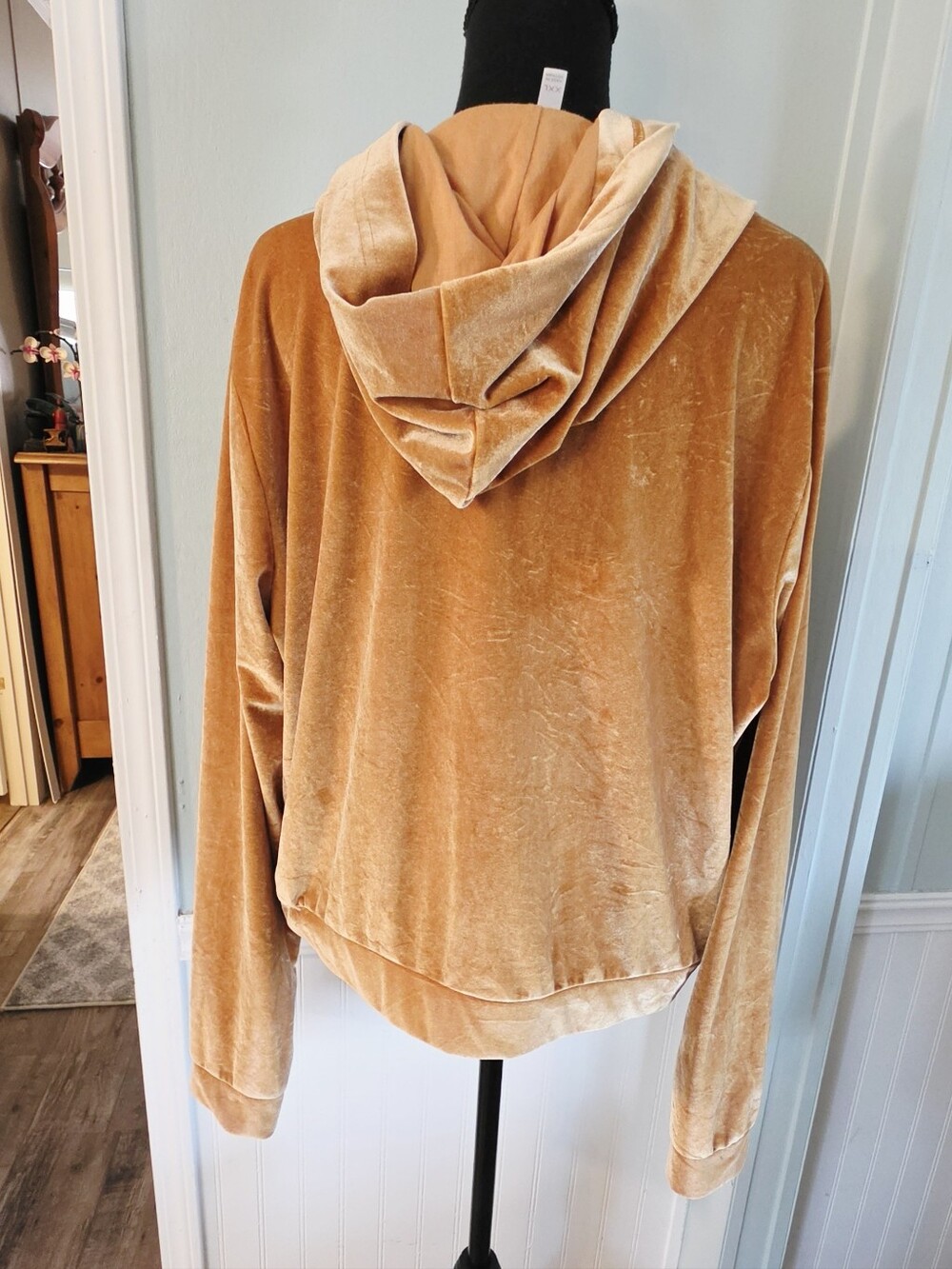 Fabletics Velour Honey Zip-up Hoodie - Picture 4 of 5